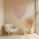 Winged Mandala Metal Wall Art – Sacred Geometry Design - KAFGP057