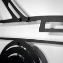 Chevrolet Impala Wall Art – Classic Steel Silhouette with Spinning Wheels-KAFMEKA019