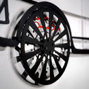 1964 Ford Mustang Wall Art – Classic Steel Silhouette with Spinning Wheels-KAFMEKA025