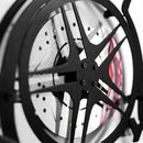 Honda S2000 Wall Art – JDM Steel Silhouette with Spinning Wheels-KAFMEKA029