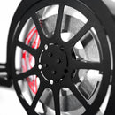 Nissan GT-R R35 Wall Art – JDM Steel Silhouette with Spinning Wheels-KAFMEKA036