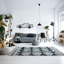Classic Porsche 911 Wall Art – Retro Steel Silhouette with Spinning Wheels-KAFMEKA038
