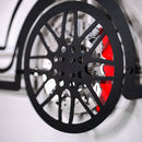 Subaru Impreza Wall Art – Rally Legend Steel Silhouette with Spinning Wheels-KAFMEKA042