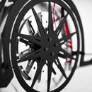 Toyota Supra MK5 Wall Art – Modern JDM Steel Silhouette with Spinning Wheels-KAFMEKA044