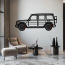 Mercedes G-Class Metal Wall Art – Luxury SUV Silhouette with Rotating Wheels 🚙✨KAFMEKA069