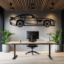Mercedes AMG GTS Metal Wall Art – Rotating Wheel Luxury Car Decor – Perfect Gift for Car Enthusiasts - KAFMEKA073