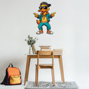 Hip Hop Duck Metal Wall Art – Funny UV Printed Urban Decor-KAFUVM004
