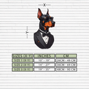 Gentleman Doberman Metal Wall Art – Cool Dog UV Decor-KAFUVM005