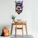 Cool Cat DJ Metal Wall Art – Street Style UV Decor-KAFUVM008