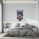 Cool Cat DJ Metal Wall Art – Street Style UV Decor-KAFUVM008