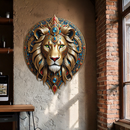 Regal Lion Mandala Wall Art – Royal Jungle Vibes Decor-KAFUVM026