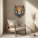 Regal Lion Metal Wall Art – Tribal Vibes, Fierce Style-KAFUVM029