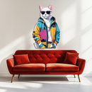 Cool Cat Metal Wall Art – Urban Street Style Decor-KAFUVM033