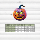 Evil Pumpkin Metal Wall Art – Spooky Halloween Decor-KAFUVM034