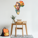 African Queen Metal Wall Art – Bold Cultural Decor-KAFUVM040
