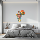 African Queen Metal Wall Art – Bold Cultural Decor-KAFUVM040