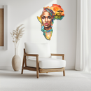 African Queen Metal Wall Art – Bold Cultural Decor-KAFUVM040