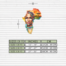 African Queen Metal Wall Art – Bold Cultural Decor-KAFUVM040