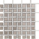 Bianco Carrara Eastern Beige 12x12 Polished Basketweave Marble Mosaic Tile (5 pack, 5 sq ft/case)