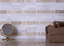 Eastern White, Beige Travertine 12x12 Polished Brick Marble Mosaic Tile (5 pack, 5 sq ft/case)