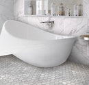 Powder White 12x12 Honed Hexagon Bianco Carrara Marble Mosaic Tile (5 pack, 4.83 sq ft/case)
