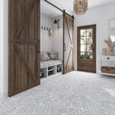 Powder White 12x12 Honed Hexagon Bianco Carrara Marble Mosaic Tile (5 pack, 4.83 sq ft/case)