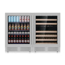 48-Inch Triple-Zone Wine & Beverage Center by KingsBottle.com