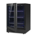 24 Inch Under Counter LOW-E Glass Door Beer Fridge