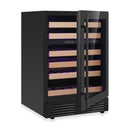 24-Inch Under-Counter Dual Zone Wine Cooler with Low-E Glass Door by KingsBottle.com