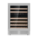24-Inch Under-Counter Dual Zone Wine Cooler with Low-E Glass Door