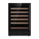 24-Inch Under-Counter Single Zone Wine Cooler with Low-E Glass Door