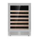24-Inch Under-Counter Single Zone Wine Cooler with Low-E Glass Door