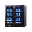 30-Inch Dual-Zone Beverage Refrigerator by KingsBottle.com