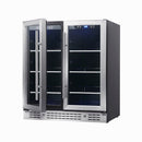 30-Inch Dual-Zone Beverage Refrigerator by KingsBottle.com