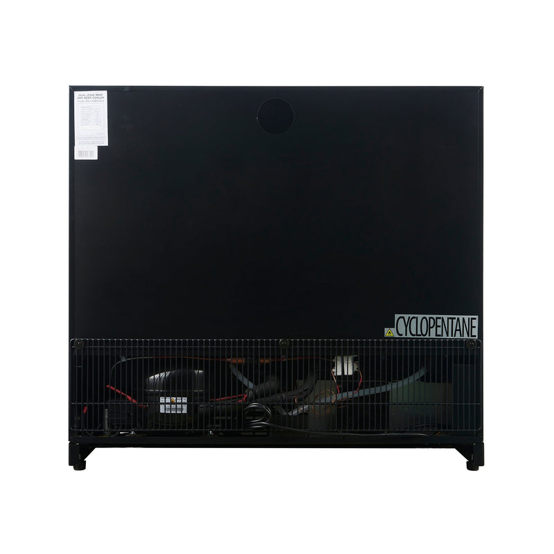 36-inch Beer and Wine Cooler Combination with Low-E Glass Door