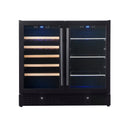 36-inch Beer and Wine Cooler Combination with Low-E Glass Door