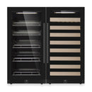 47" High Upright Wine & Beverage Refrigerator Combo with Low-E Glass Door
