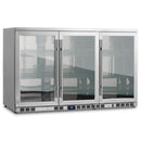 53 Inch Heating Glass 3 Door Large Beverage Refrigerator