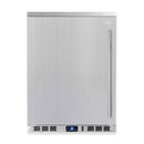 24-Inch Outdoor Beverage Refrigerator with Solid Stainless Steel Door