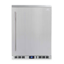 24-Inch Outdoor Beverage Refrigerator with Solid Stainless Steel Door