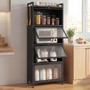 5-Tier Kitchen Baker's Rack with Flip-up PC Doors