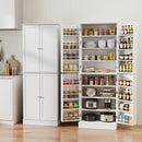 Kitchen Pantry Cabinet 65.5 Inch Freestanding Tall Buffet Cupboard