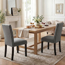 Wooden Dining Chairs Set of 4 with Bent Wood Legs