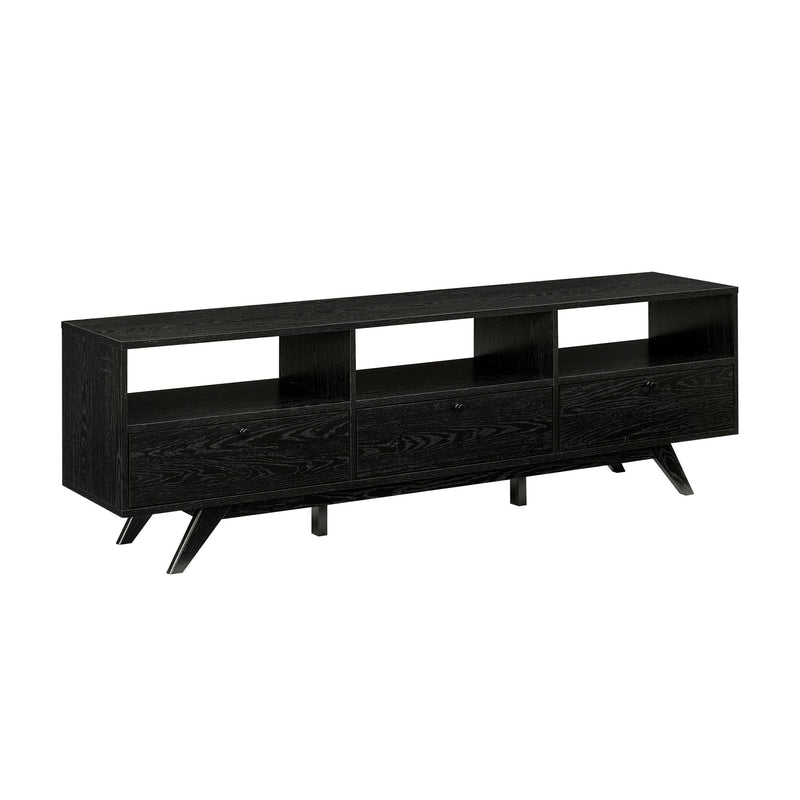 Mid-Century Kela Modern 3-Door TV Stand