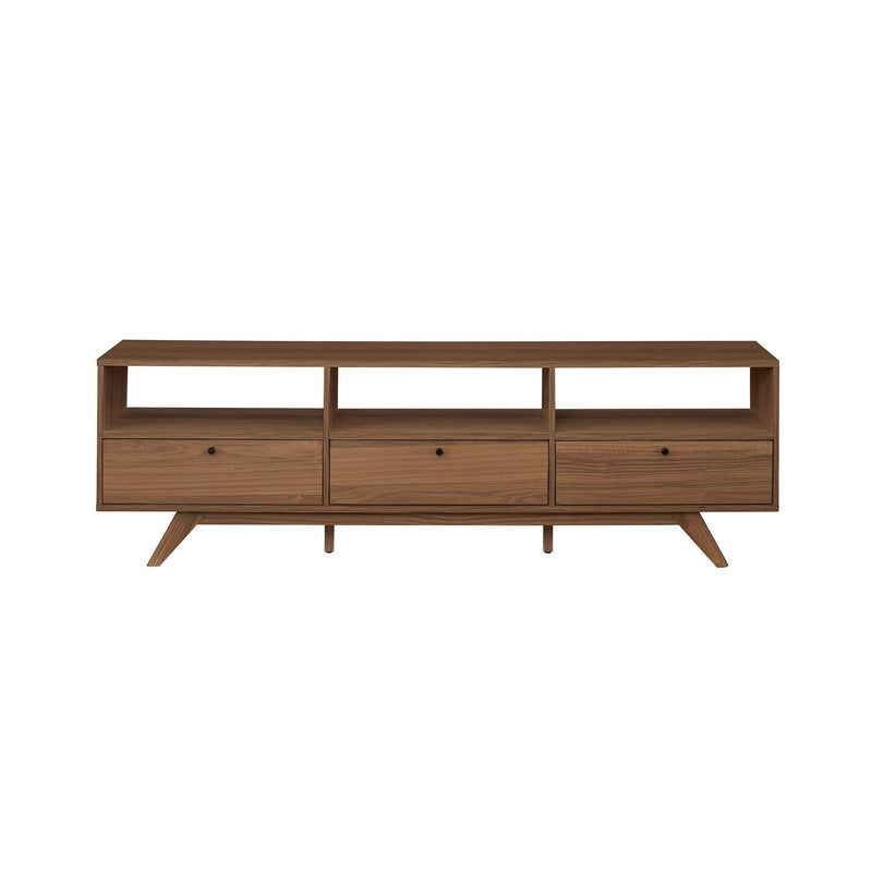 Mid-Century Kela Modern 3-Door TV Stand