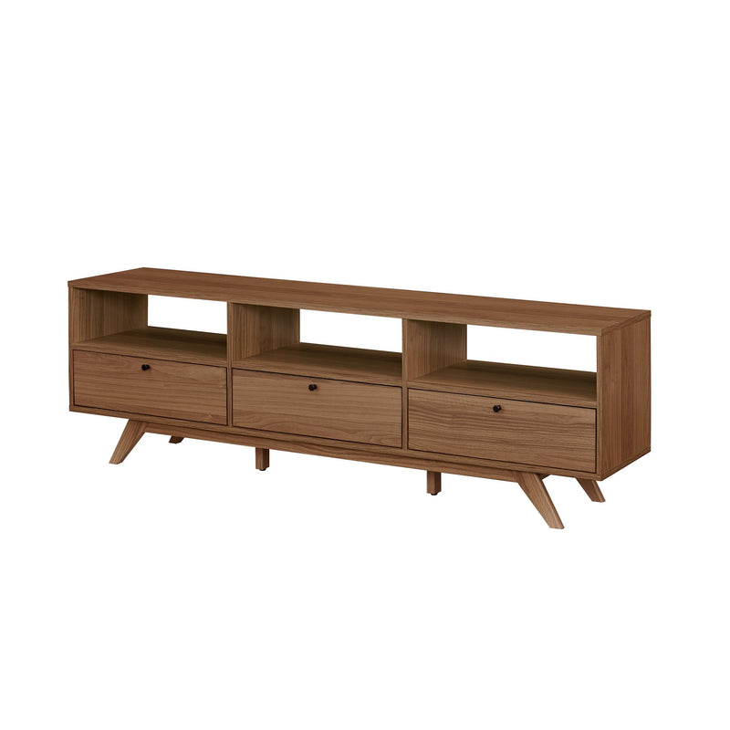 Mid-Century Kela Modern 3-Door TV Stand