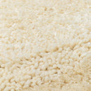 Kettering Solid Cream Wool Shag Rug