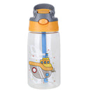 Leak-Proof Kids Water Bottle with Straw and Push Button