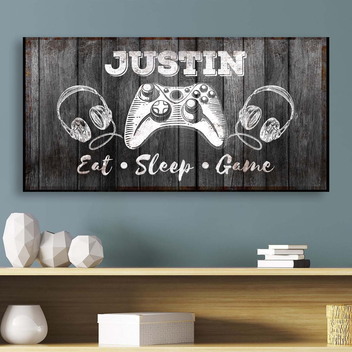 Eat Sleep Game Sign, photo 6 of 7