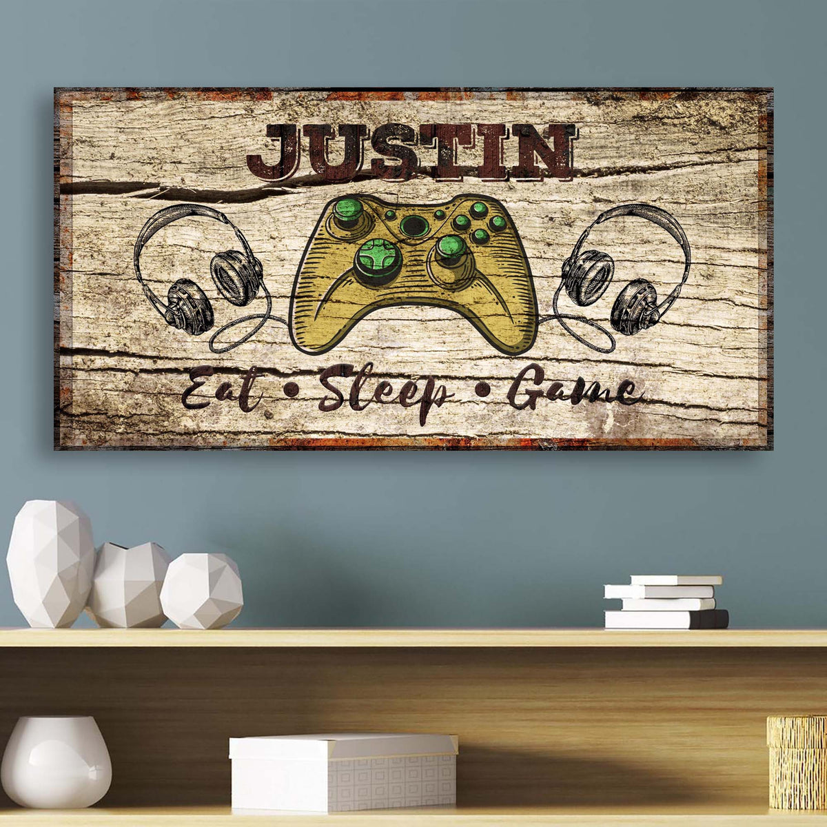 Eat Sleep Game Sign, photo 7 of 7
